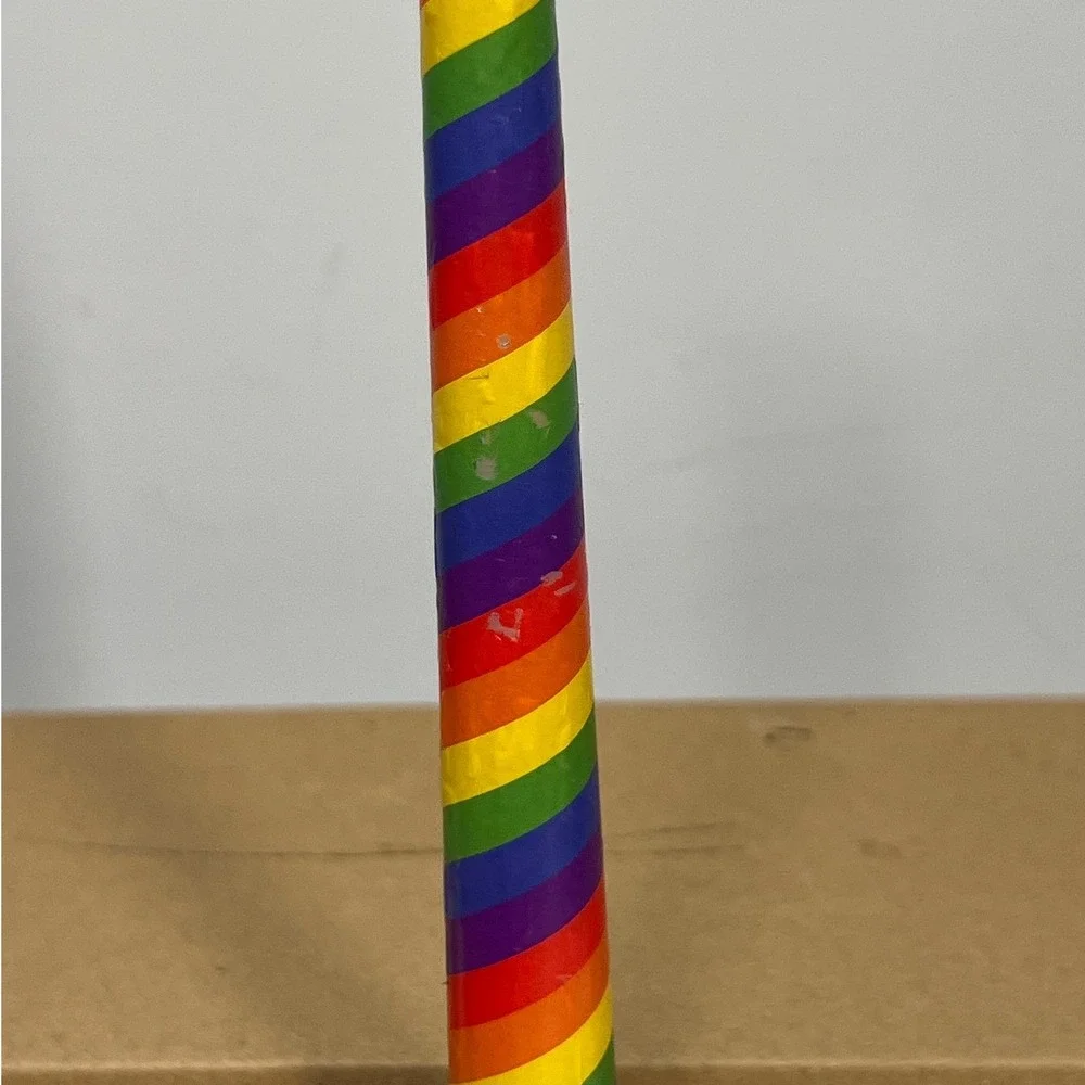 12 Piece Rainbow Colorful Pride Taper Candlesticks 10 inch Celebration Homegoods